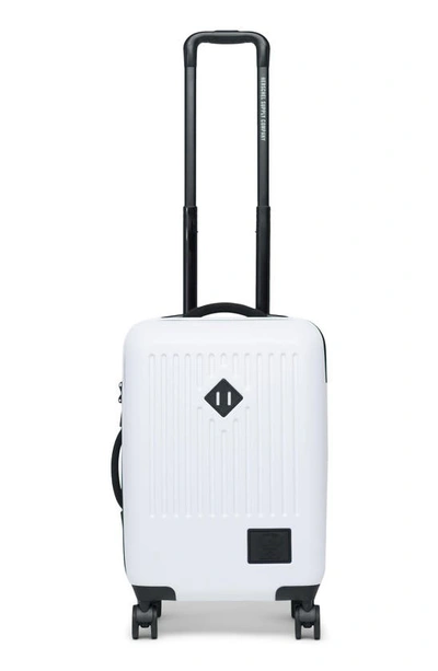 Shop Herschel Supply Co Small Trade 23-inch Rolling Suitcase In White