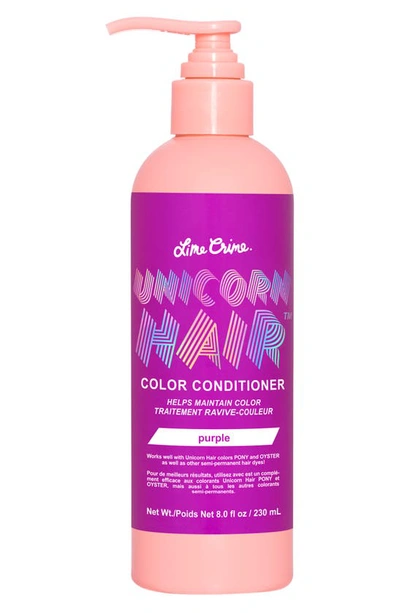 Shop Lime Crime Unicorn Hair Color Conditioner In Purple