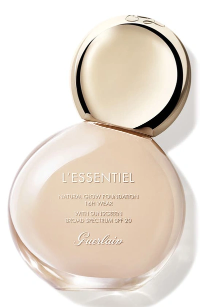 Shop Guerlain L'essentiel Natural 16-hour Wear Foundation Spf 20 In 01c Very Light