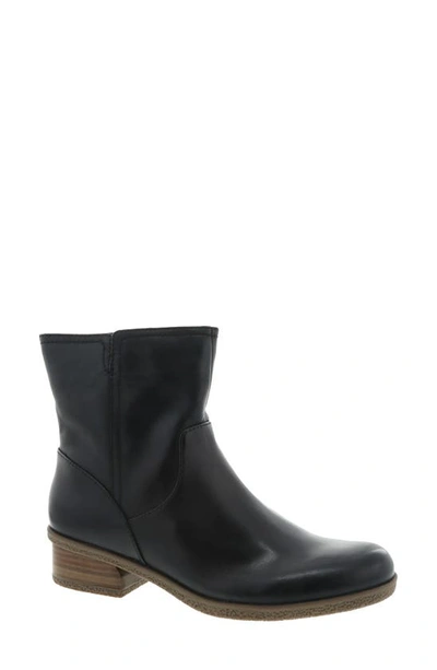 Shop Dansko Bethanie Waterproof Boot In Black Waterproof Leather