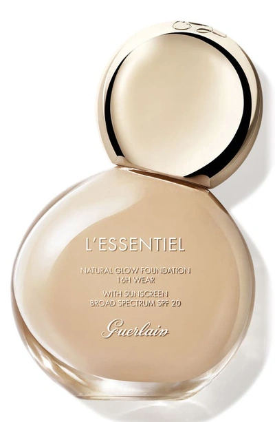 Shop Guerlain L'essentiel Natural 16-hour Wear Foundation Spf 20 In 02w Light