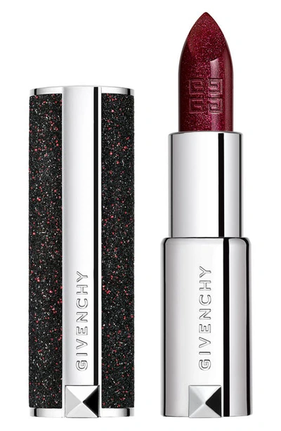 Shop Givenchy Le Rouge Night Noir Sheer Sparkling Lipstick In 2 Night Red