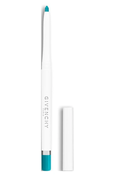 Shop Givenchy Khôl Couture Waterproof Eye Pencil In 3 Turquoise