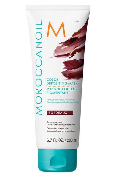 Shop Moroccanoilr Color Depositing Mask Temporary Color Deep Conditioning Treatment, 6.7 oz In Bordeaux