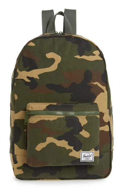 Shop Herschel Supply Co Cotton Casuals Daypack Backpack In Woodland Camo