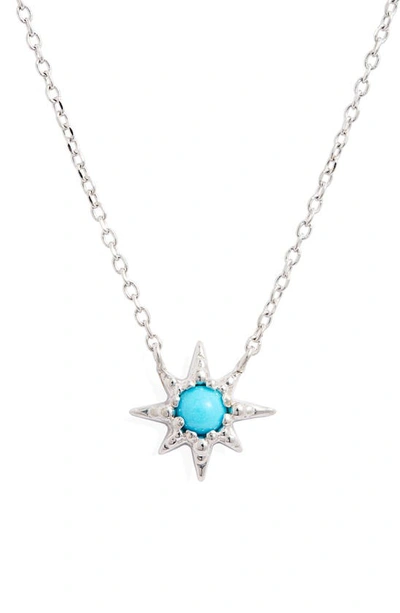 Shop Anzie Turquoise Starburst Pendant Necklace