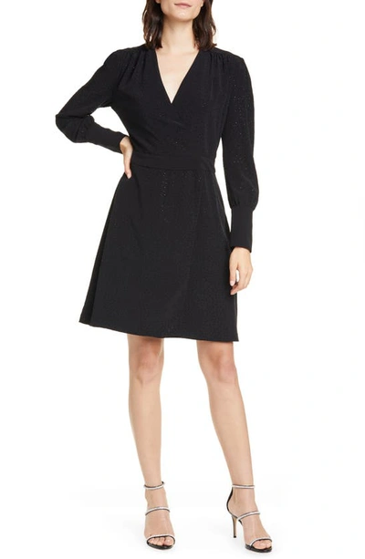 Shop Equipment Claira Long Sleeve Dress In Trueblack