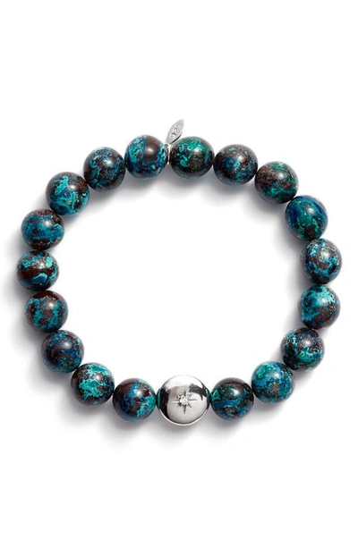 Shop Anzie Bohème Beaded Stretch Bracelet In Chrysophase