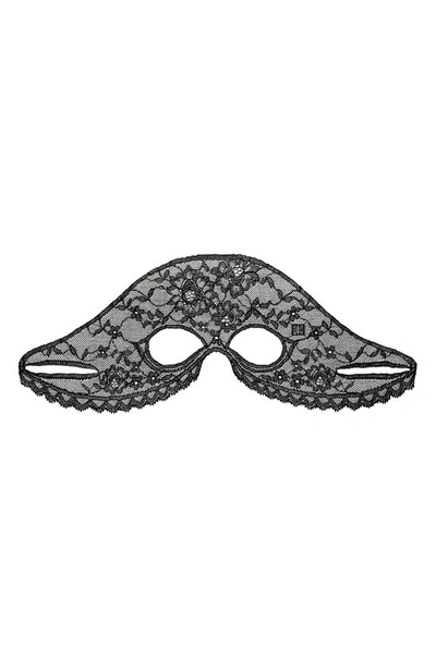 Shop Givenchy Le Soin Noir Lace Eye Mask In Pattern