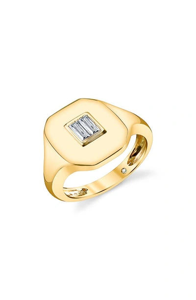 Shop Shay Essential Pinky Ring In Diamond