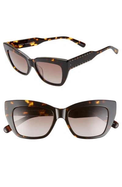 Shop Rebecca Minkoff Imogen1 53mm Cat Eye Sunglasses In Dkhavana/ Brown Gradient