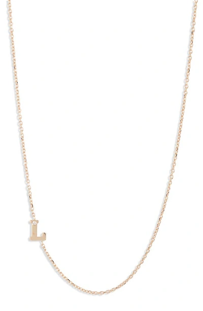 Shop Anzie Diamond Initial Necklace In L