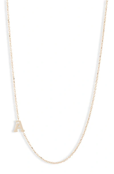 Anzie Diamond Initial Necklace In A