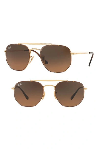 Shop Ray Ban 54mm Gradient Sunglasses In Havana Gradient