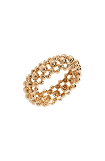 Shop Hueb Bubbles Ring In Yellow Gold