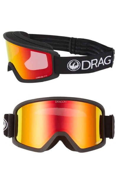 Shop Dragon Dx3 Otg Snow Goggles With Ion Lenses In Black/ Redion