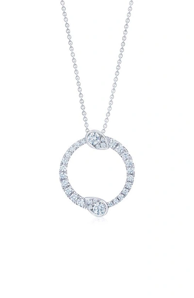 Shop Kwiat Eclipse Yin Yang Diamond Pendant Necklace In White Gold