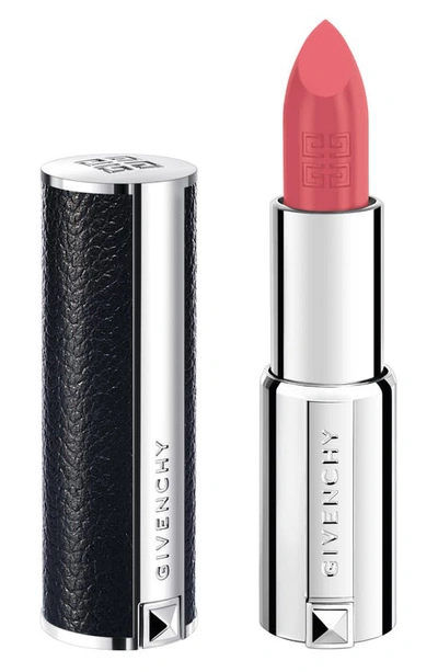 Shop Givenchy Le Rouge Semi-matte Lipstick In 201 Rose Taffetas