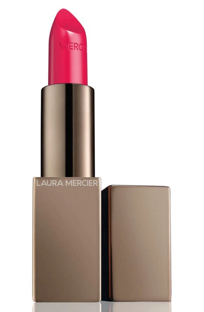 Shop Laura Mercier Rouge Essentiel Silky Crème Lipstick In Rose Manderine