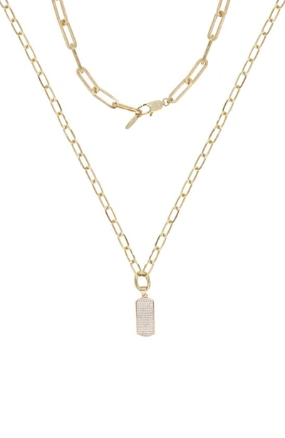 Shop Ettika Linked Up Set Of 2 Necklaces In Gold