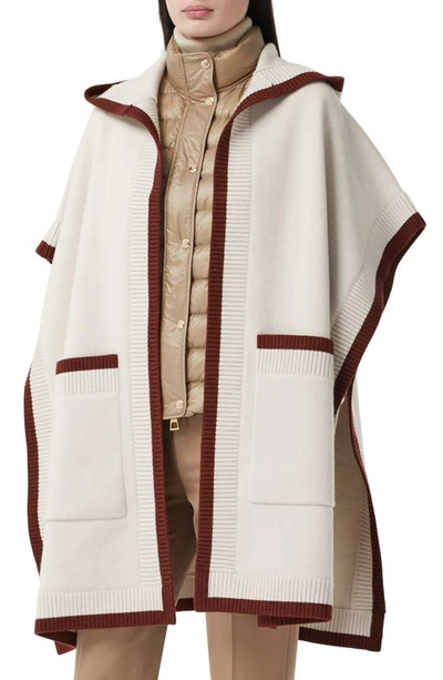 Burberry Logo Hooded Cape