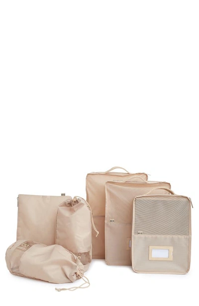 Shop Beis The Packing Cube 6-piece Set In Beige