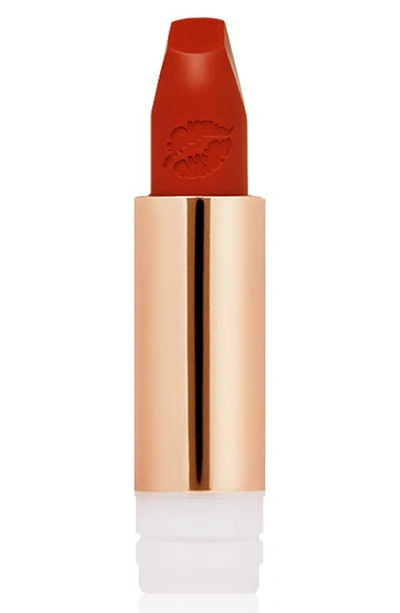 Shop Charlotte Tilbury Hot Lips Lipstick Refill In Red Hot Susan