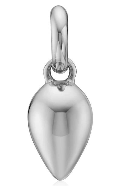 Shop Monica Vinader Fiji Bud Teardrop Enhancer In Silver/