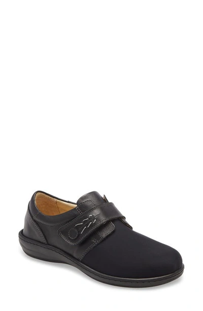 Shop David Tate Evita Slip-on In Black Microfiber