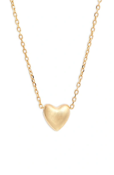 Shop Bony Levy 14k Gold Heart Pendant Necklace In Yellow Gold