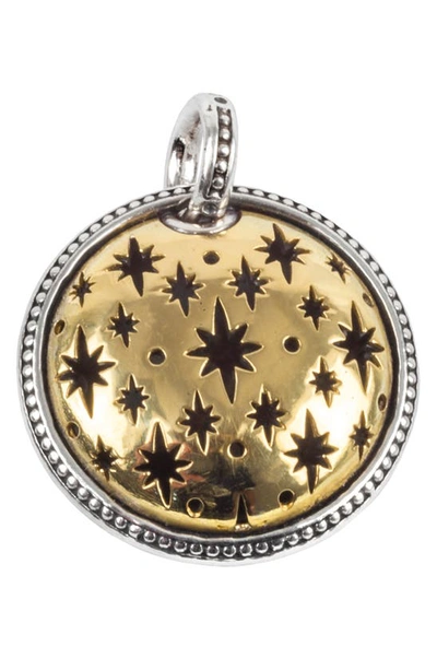 Shop Konstantino Astria Starburst Pendant In Gold