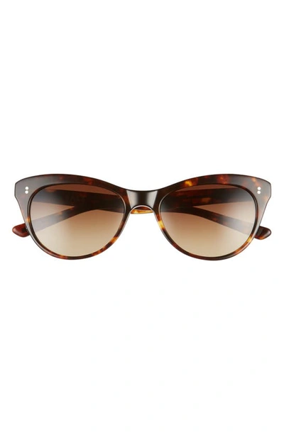 Shop Salt . Hillier 55mm Polarized Cat Eye Sunglasses In Toasted Toffee