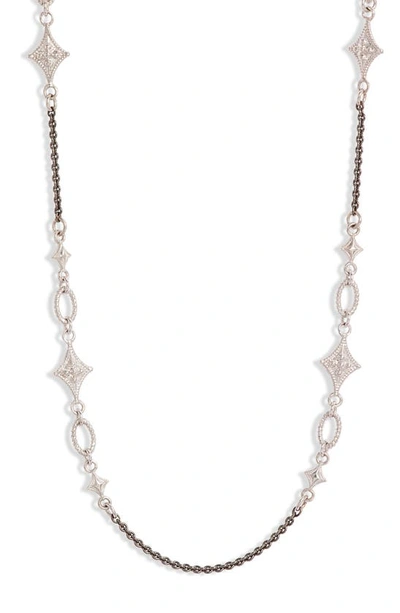 Shop Armenta New World Crivelli Station Chain Necklace In Silver