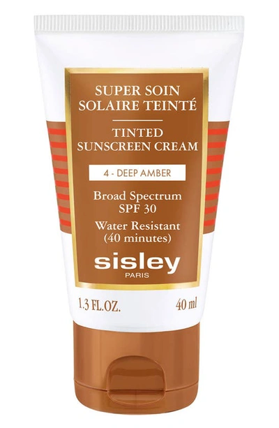 Shop Sisley Paris Tinted Sunscreen Cream Spf 30 In Amber