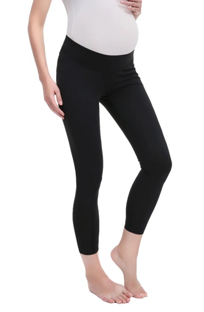 Shop Kimi And Kai Nikki Maternity Ankle Leggings In Black