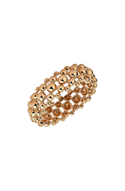 Shop Hueb Bubbles Ring In Rose Gold