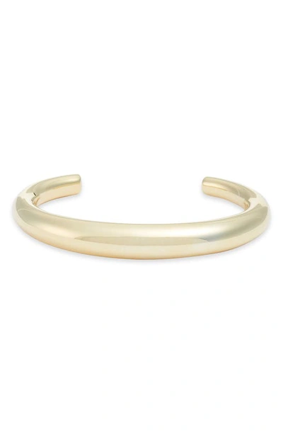 Shop Argento Vivo Sterling Silver Argento Vivo Bold Tapered Cuff In Gold