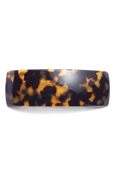 Shop France Luxe 'volume' Rectangle Barrette In Tokyo