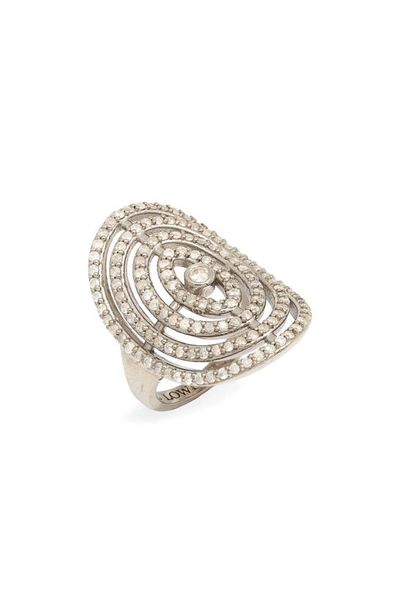 Shop Sheryl Lowe Eternity Circle Ring In Silver