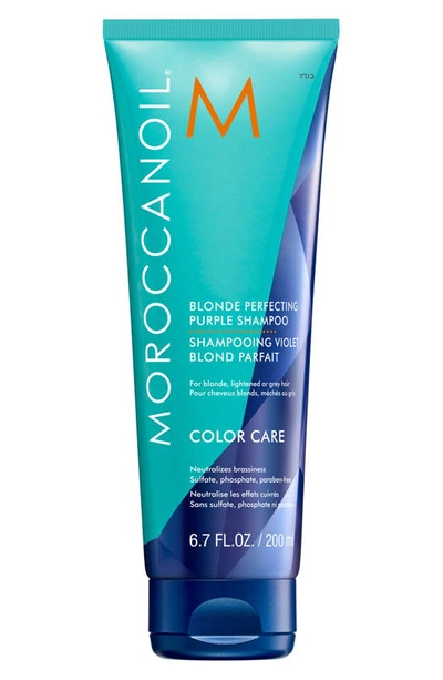 Shop Moroccanoilr Blonde Perfecting Purple Shampoo, 2.4 oz