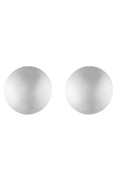 Shop Alexis Bittar Dome Earrings In Silver