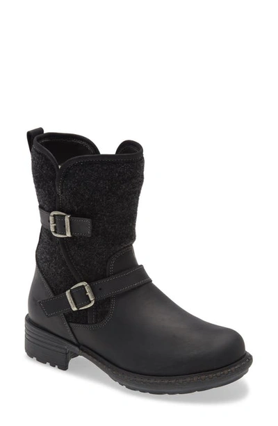 Shop Bos. & Co. Saint Boot In Black Leather