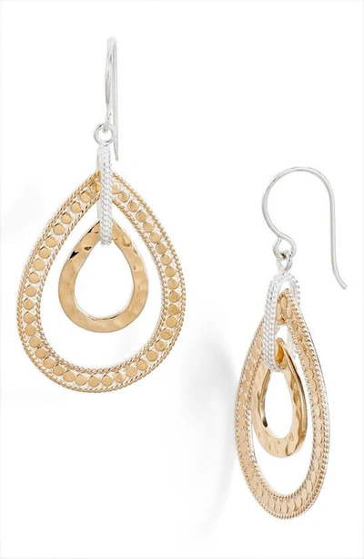 Shop Anna Beck Large Open Drop Earrings (nordstrom Exclusive) In Gold/ Silver