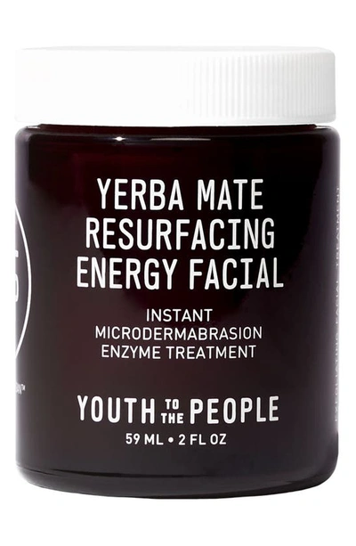 Shop Youth To The People Yerba Mate Resurfacing Energy Facial Microdermabrasion Mask