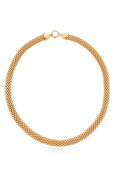 Shop Monica Vinader Heirloom Chain Necklace In Yellow Gold