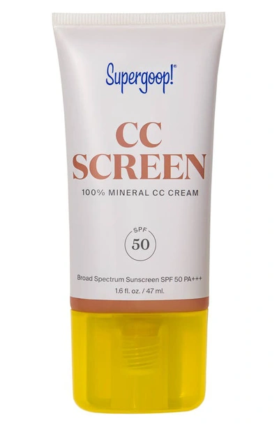 Shop Supergoopr Supergoop! Cc Screen 100% Mineral Cc Cream Spf 50 In 346w