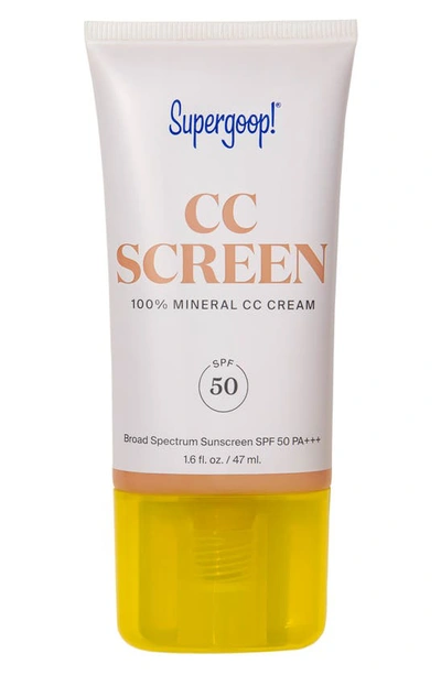 Shop Supergoopr Supergoop! Cc Screen 100% Mineral Cc Cream Spf 50 In 226w