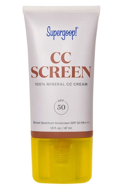 Shop Supergoopr Supergoop! Cc Screen 100% Mineral Cc Cream Spf 50 In 416w