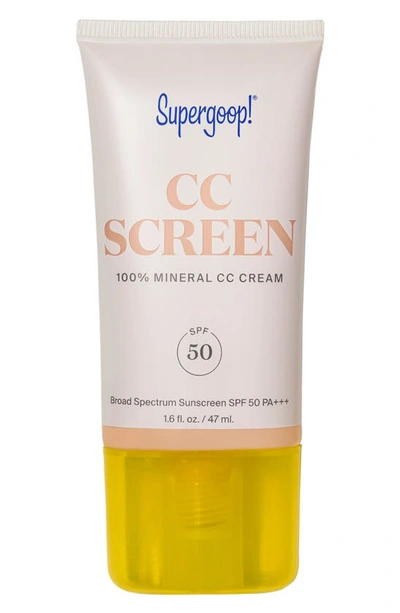 Shop Supergoopr Supergoop! Cc Screen 100% Mineral Cc Cream Spf 50 In 105n