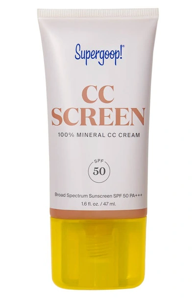 Shop Supergoopr Supergoop! Cc Screen 100% Mineral Cc Cream Spf 50 In 326w